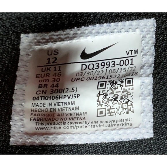 Nike Air Max Excee Mens Sz. 12 Black Red White Athletic Running Shoes DQ3993-001 - Picture 13 of 14